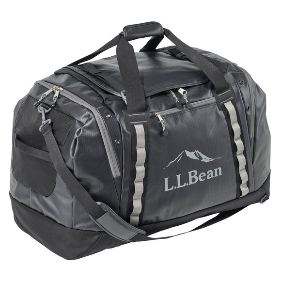L.L. Bean Bags Ll Bean Adventure Pro Ski Boot Duffle Bag Black Gray